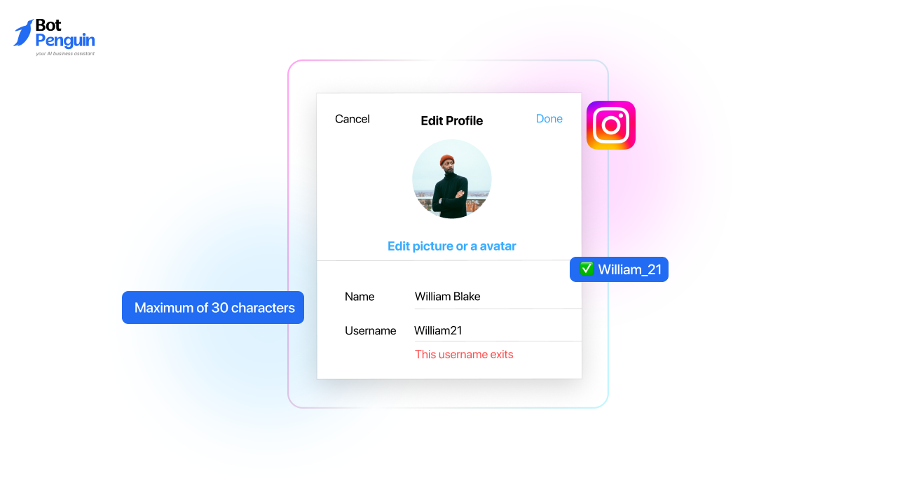 Instagram Username Rules