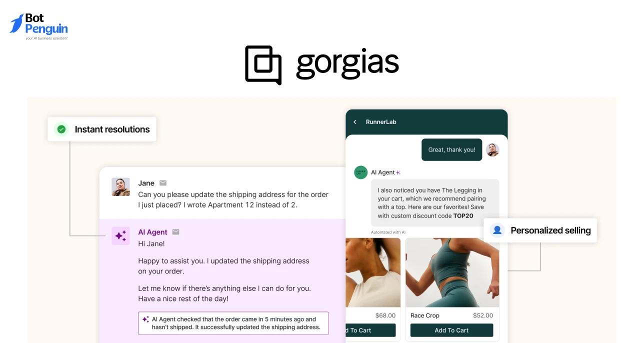 Gorgias key features