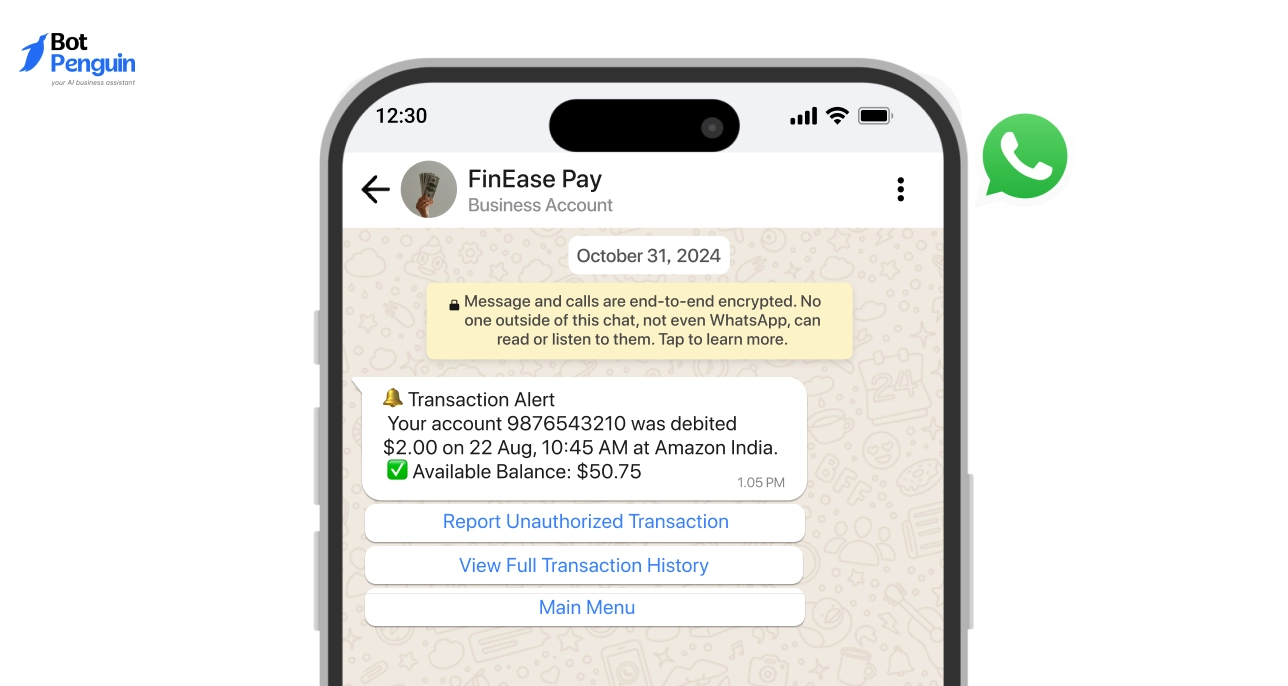 Transaction Notifications and Alerts