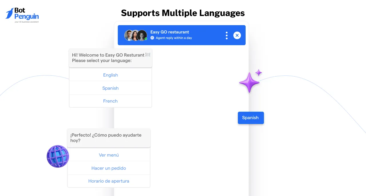  Supports Multiple Languages