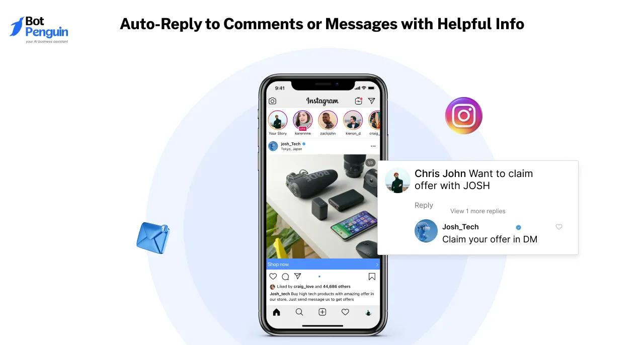 Auto-Reply to Comments or Messages with Helpful Info