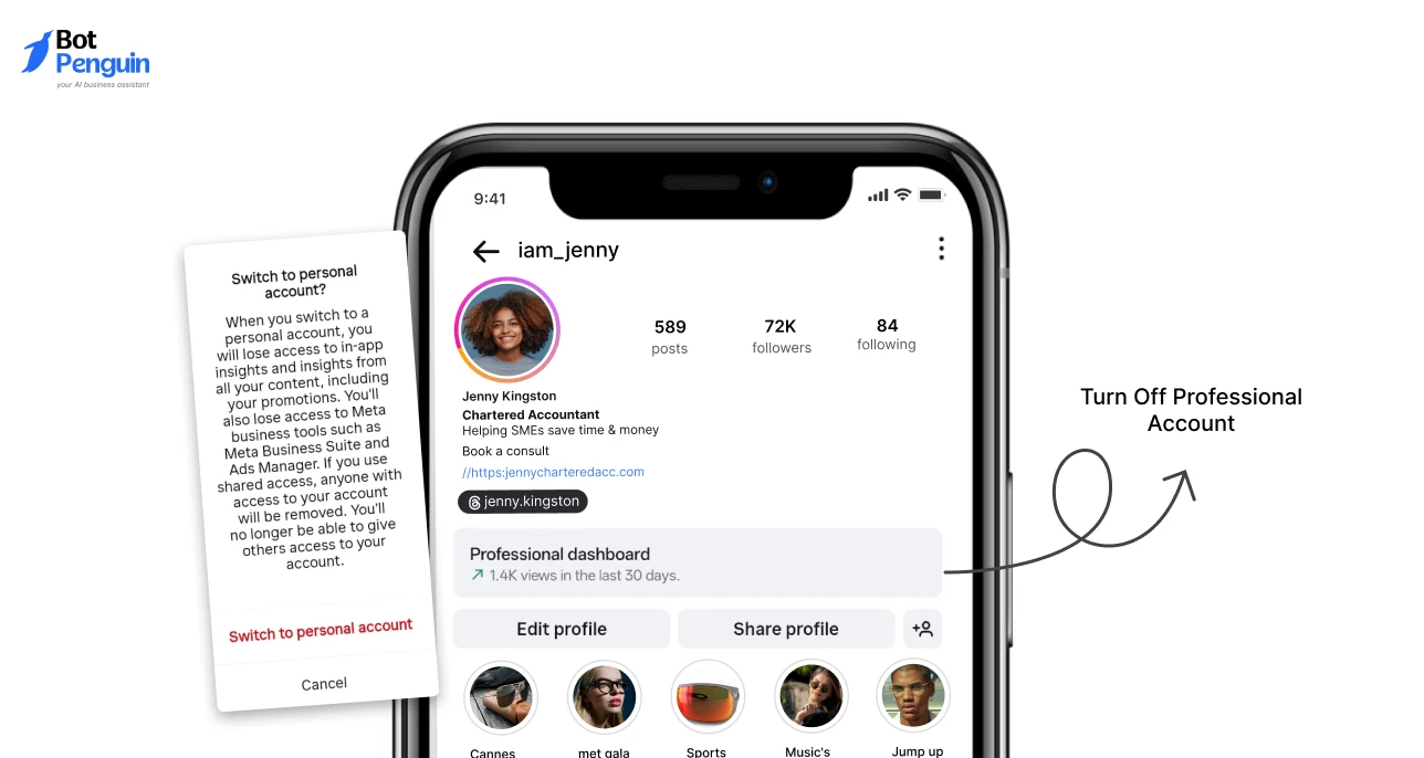How to Turn Off Professional Account on Instagram Temporarily