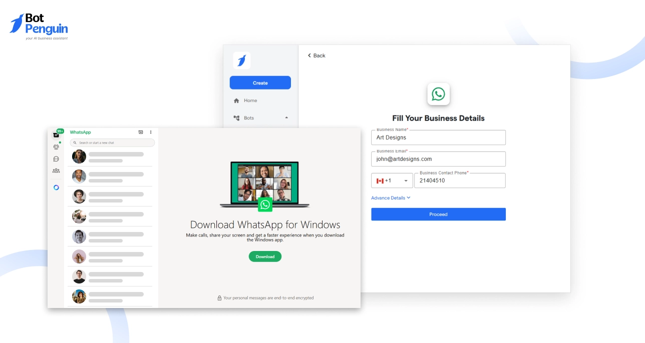 Access WhatsApp API with BotPenguin