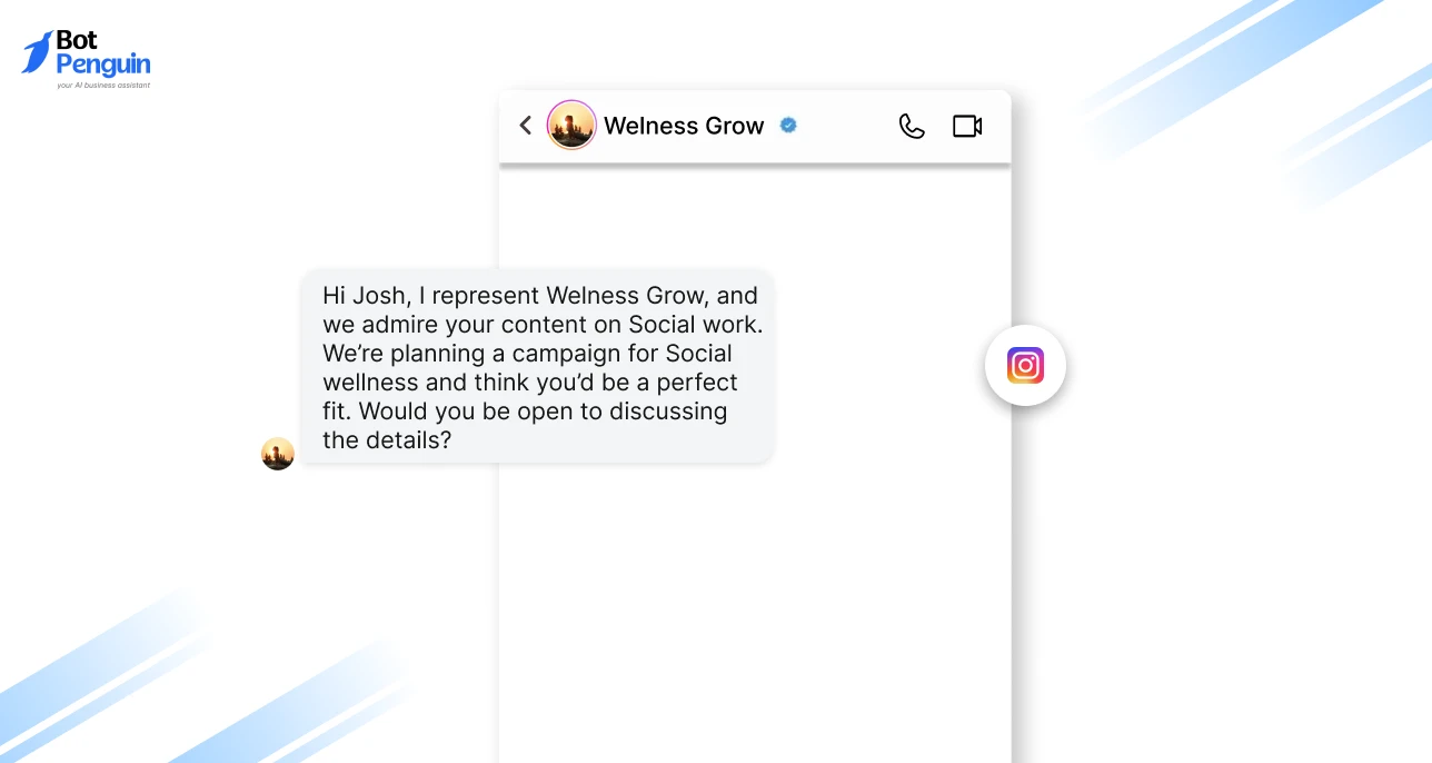 Influencer Campaign Pitch DM Template