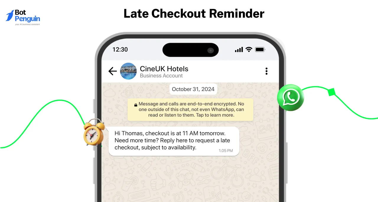 Late Checkout Reminder