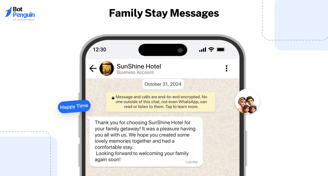 Family Stay Messages