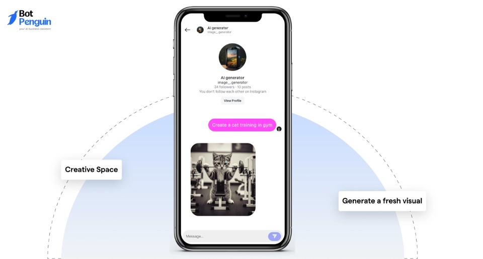 Using IG AI Chat for Image Generation