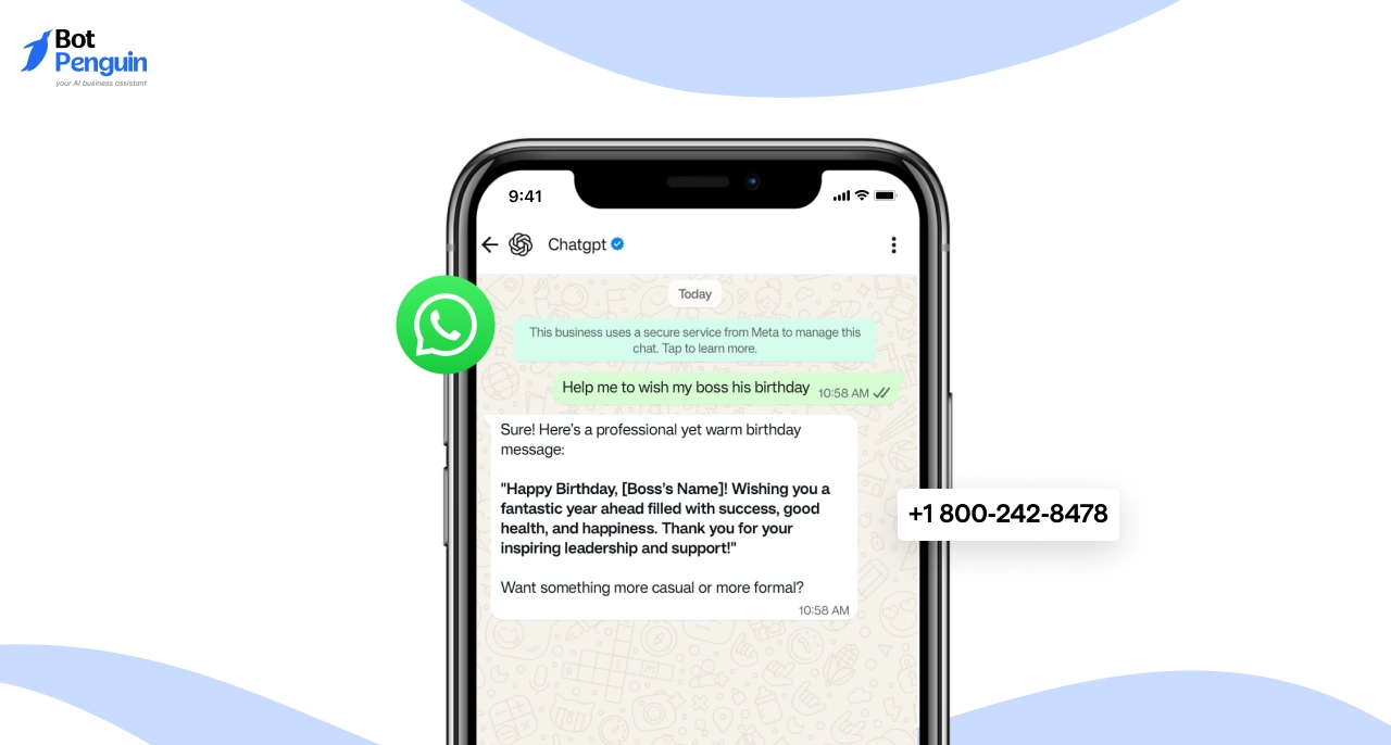 There’s Now a ChatGPT Official WhatsApp Number