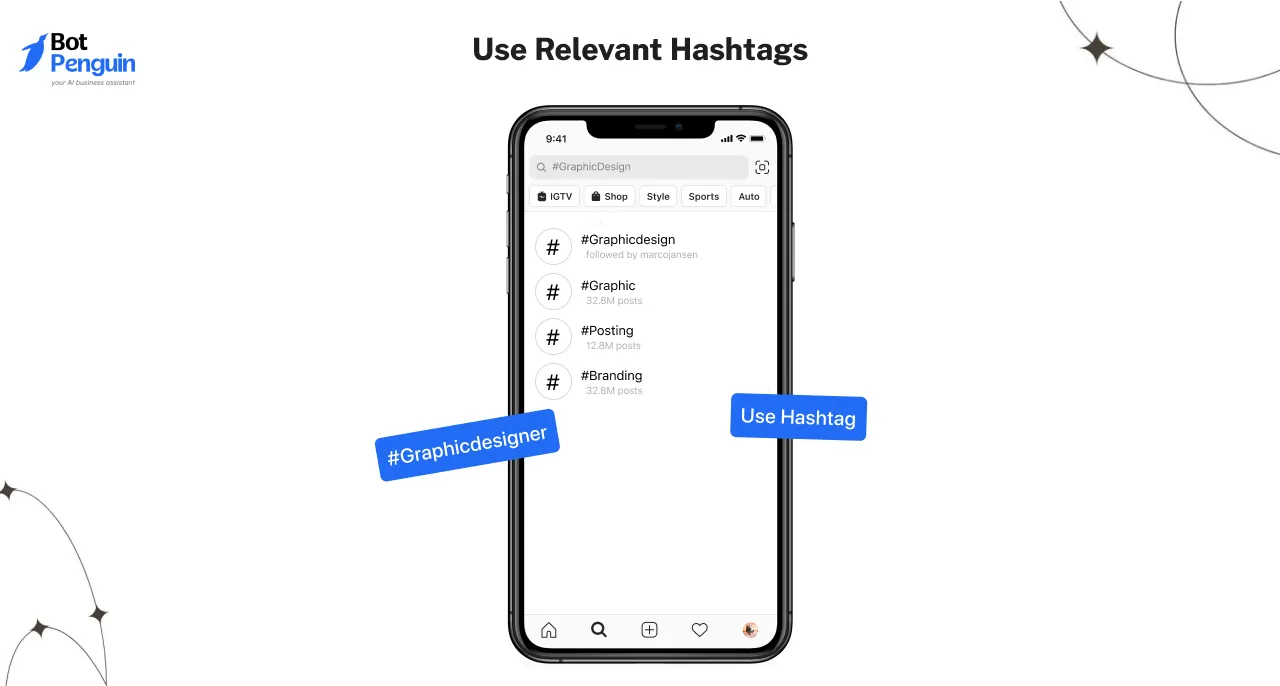 Use Relevant Hashtags