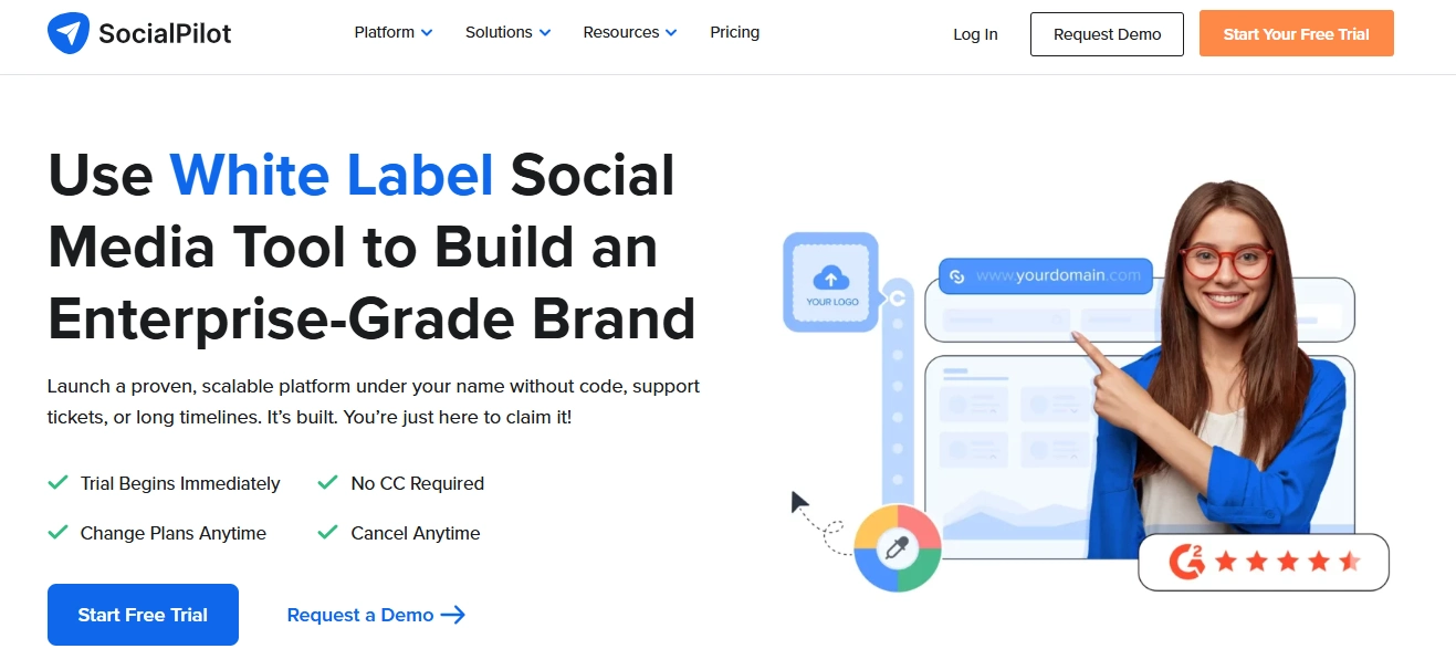 SocialPilot site dashboard