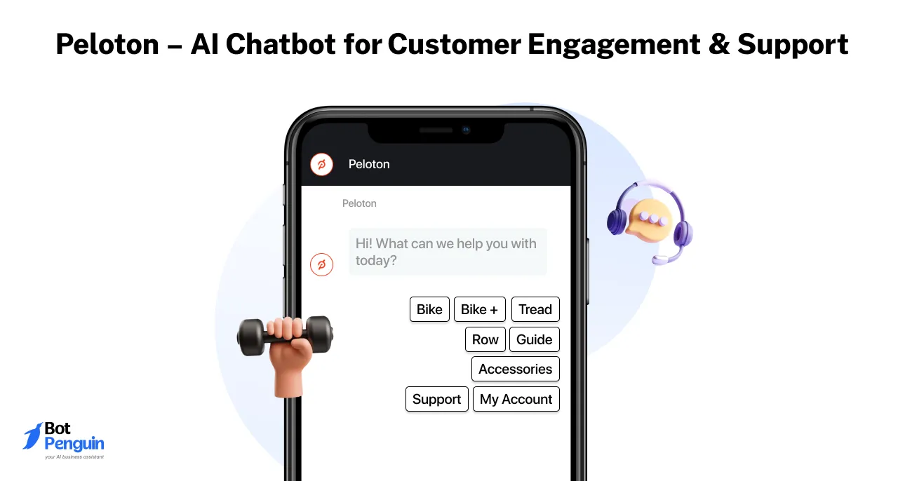 Peloton – AI Chatbot for Customer Engagement & Support
