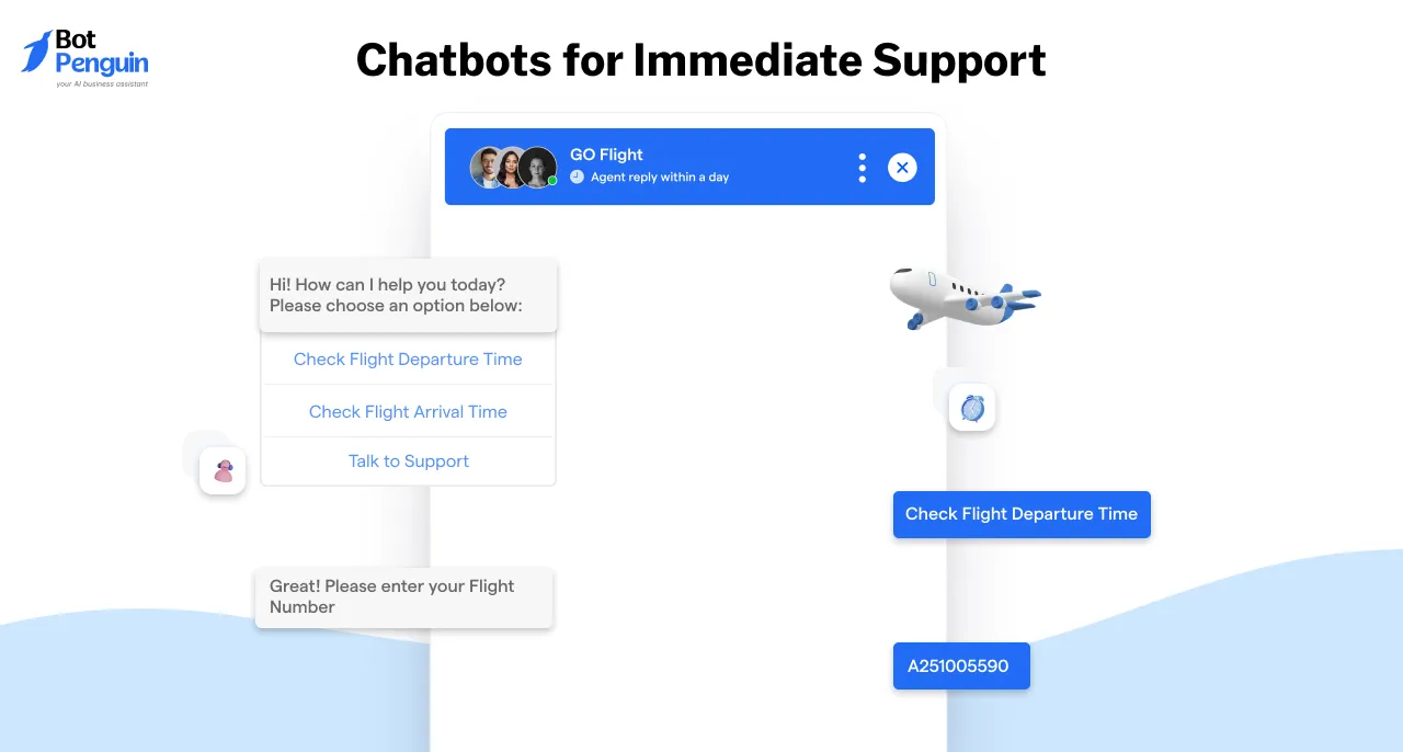Chatbots for Immediate Support