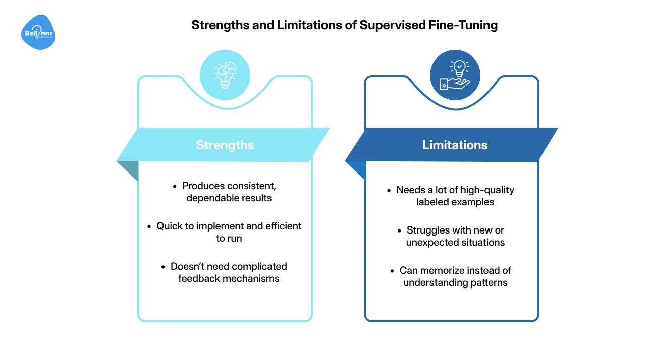 Strengths and Limitations of Supervised Fine-Tuning