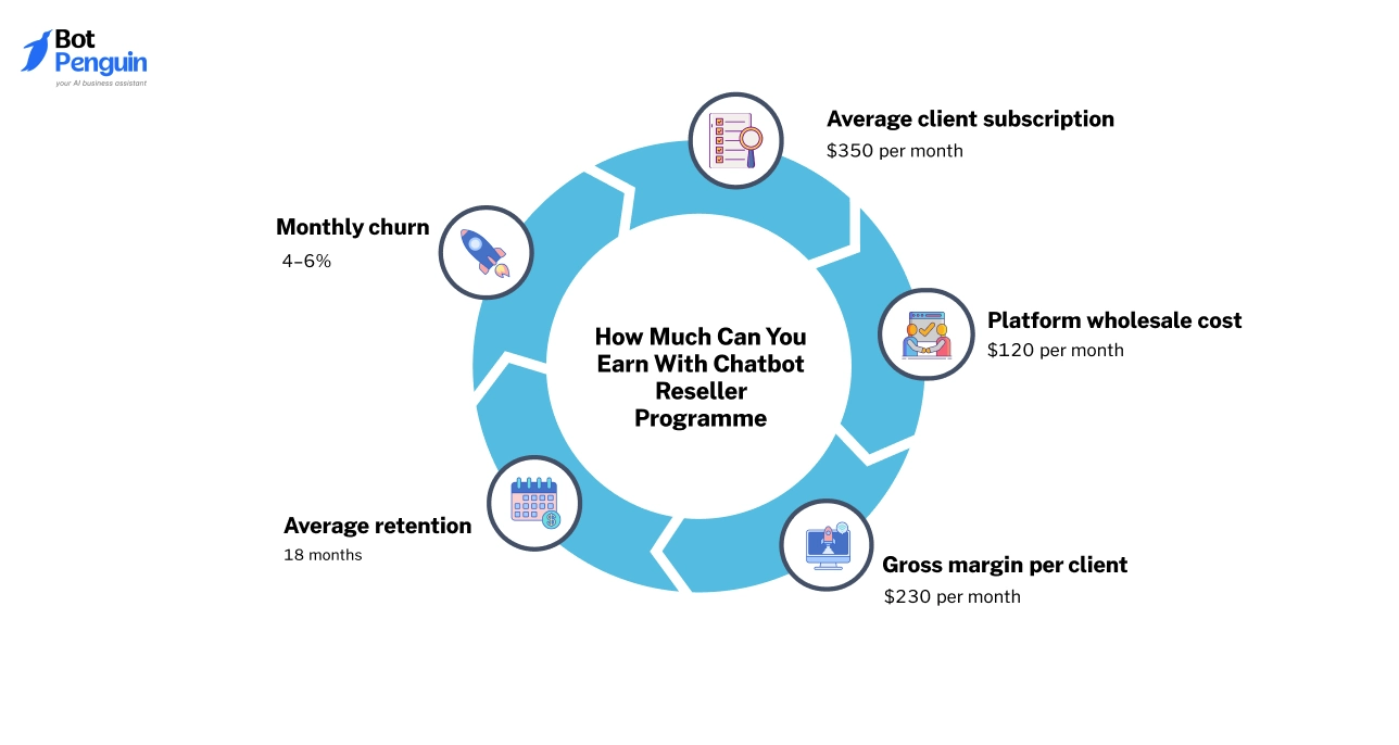 How Much Can You Earn With Chatbot Reseller Programme