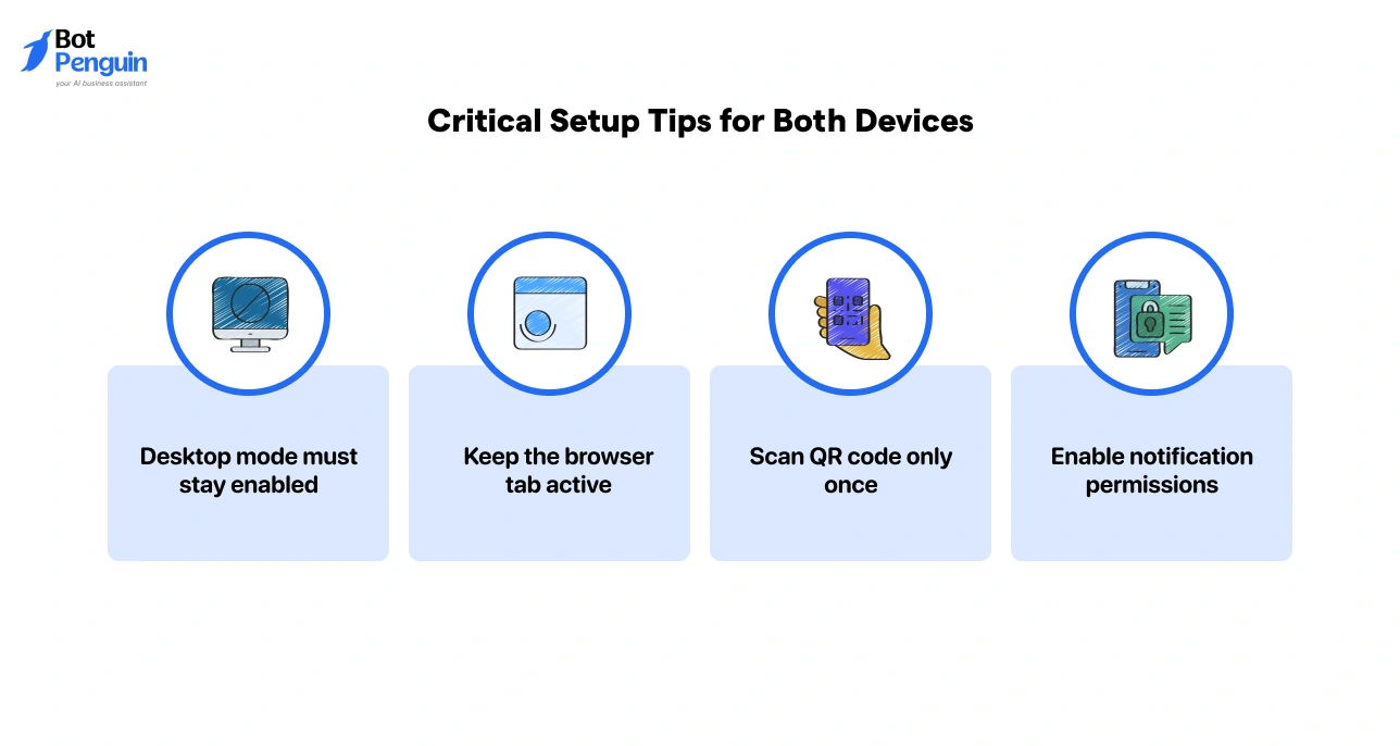 Critical Setup Tips for Both Devices