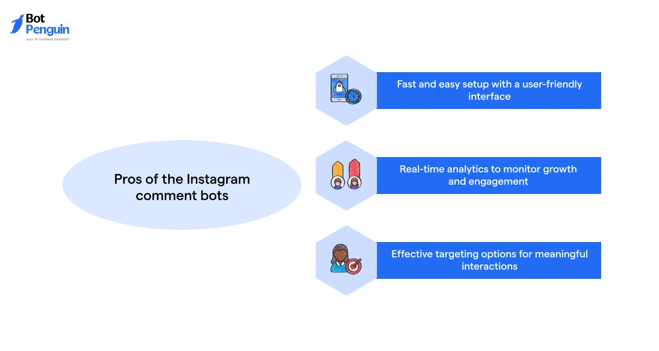 SocialCaptain Instagram bot advantages including easy setup, real-time analytics, and advanced targeting options for improving engagement and growth.