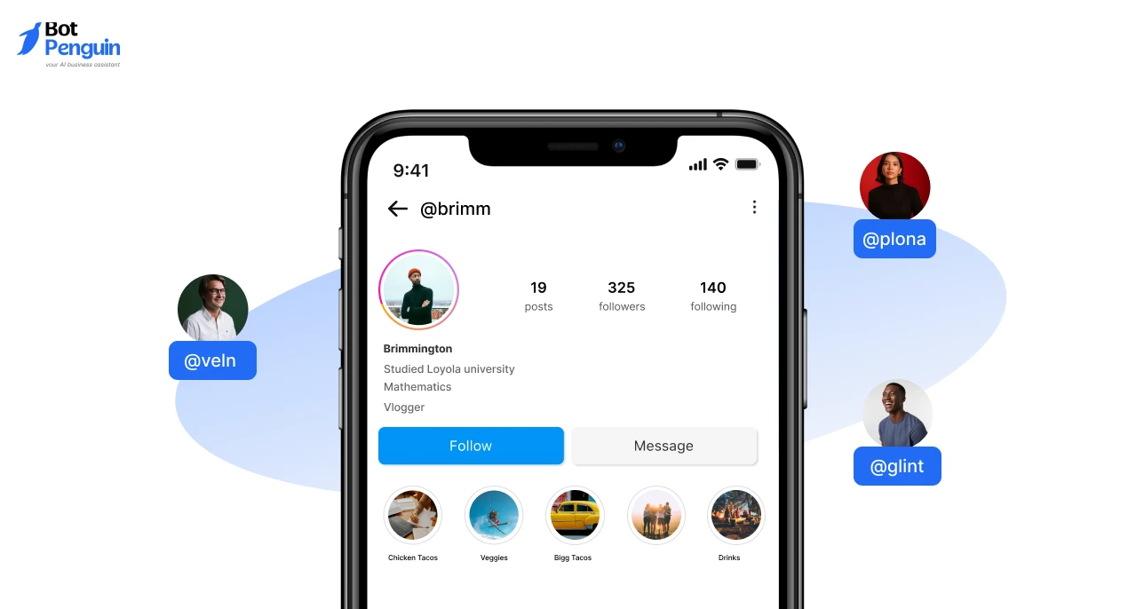 Instagram creator profile featuring short and cool one-word username ideas for social media branding.