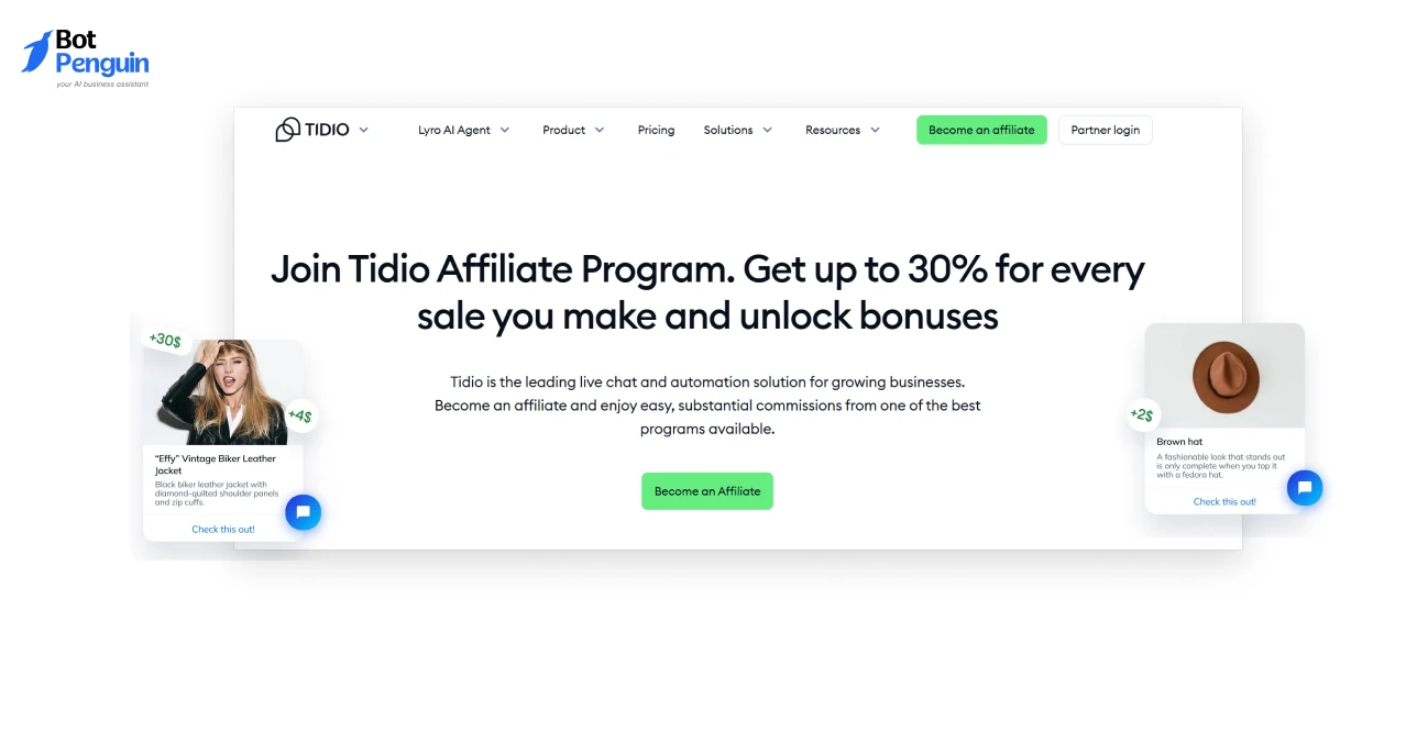 Tidio Affiliate Program