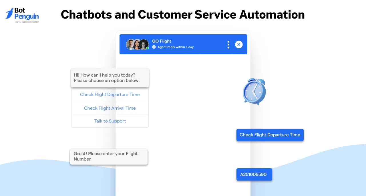 Chatbots and automated customer service systems