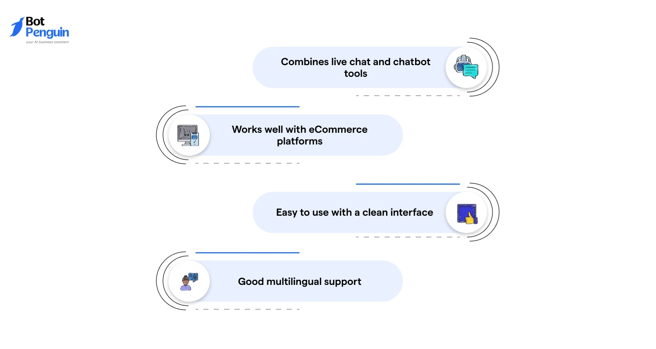Top advantages of Tidio chatbot for small business customer support and eCommerce
