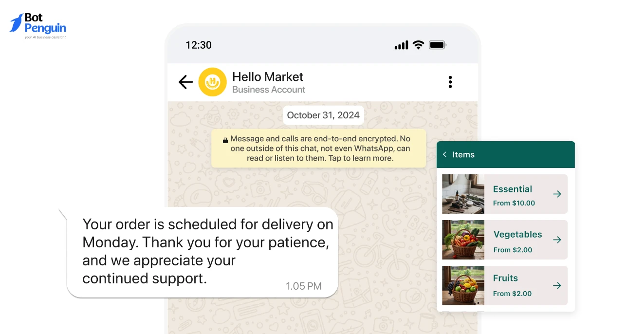 Popular ecommerce customer service channels including messaging apps, live chat, and personalized customer support