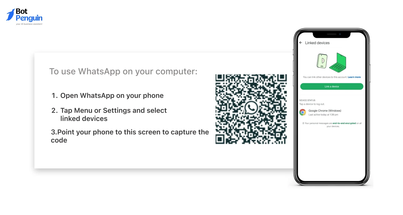 Step-by-step guide to open WhatsApp Web on Android using linked devices and QR code scanning